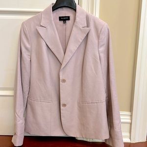 Talbots Light Pink Linen/Poly Blazer, Size 18